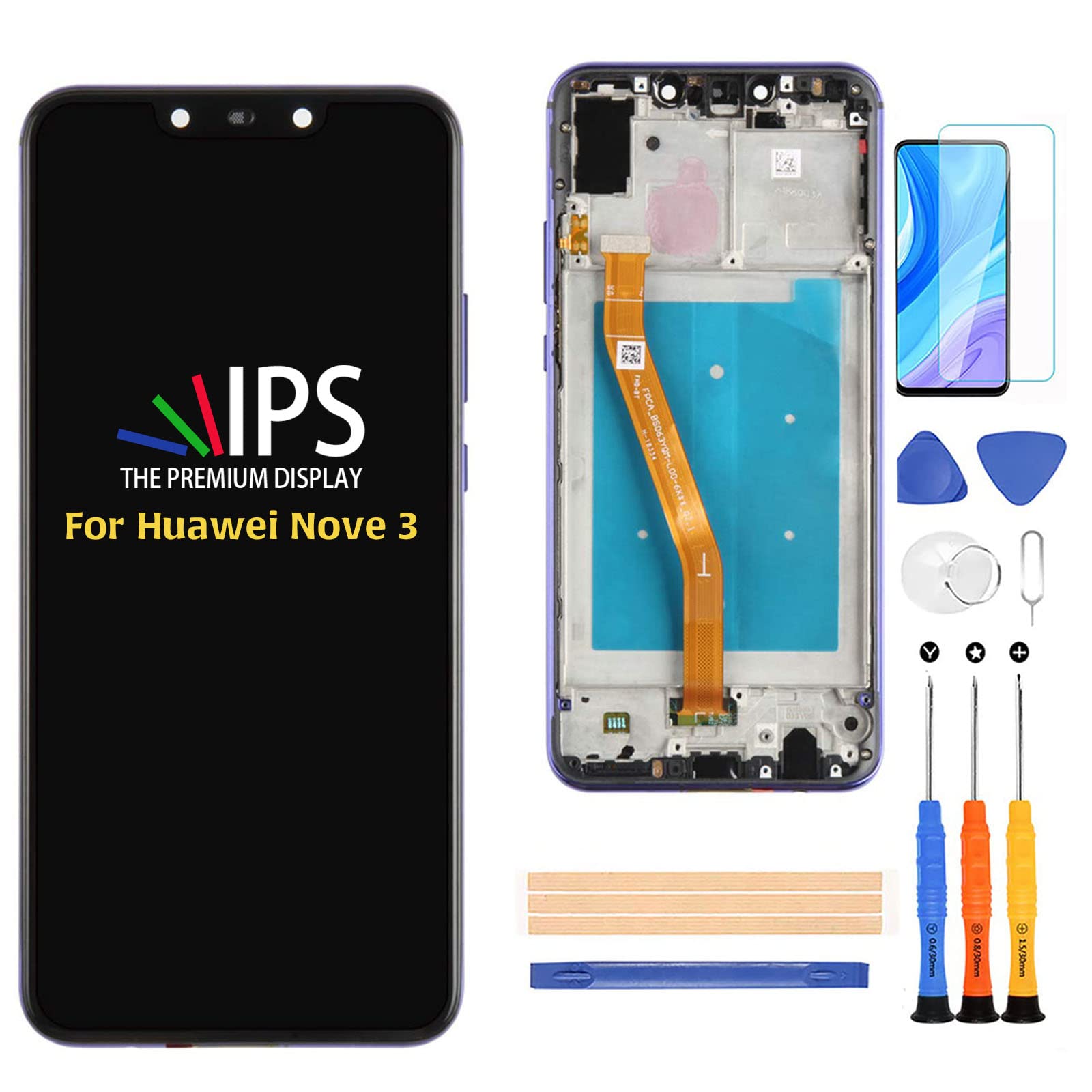 ＨＵＡＷＥＩ　ＮＯVＡ　3 Huawei Nova 3 Dual SIM Android Original Mobile Phone 4G LTE